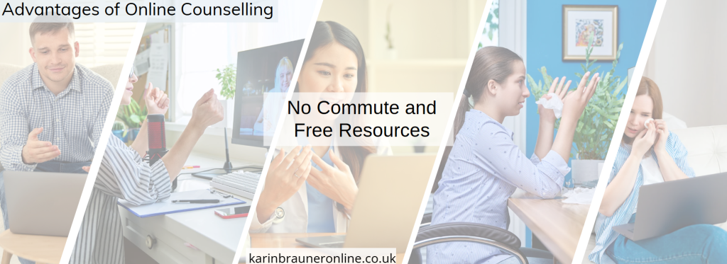 No Commute and Free Resources

Advantages of online counselling