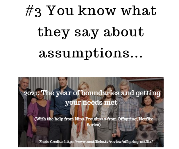 A New year's post to help you set boundaries and meet your needs