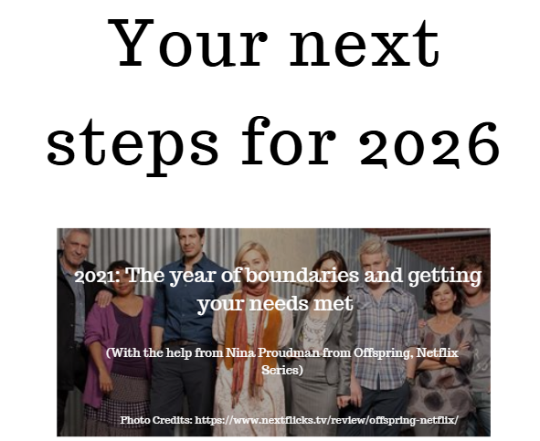 A New year's post to help you set boundaries and meet your needs