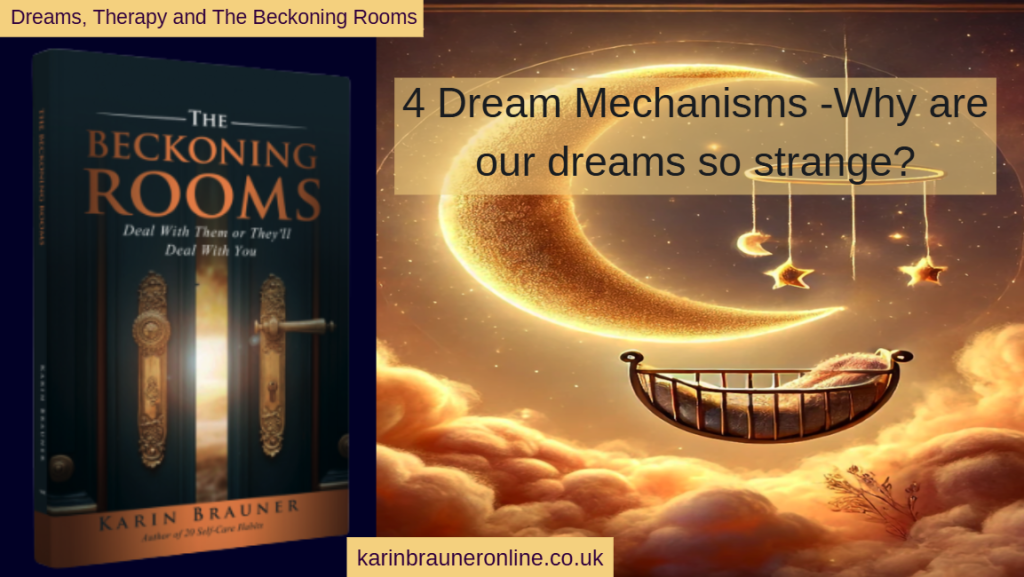 4 Dream Mechanisms -Why are our dreams so strange?

dreams, therapy and the beckoning rooms