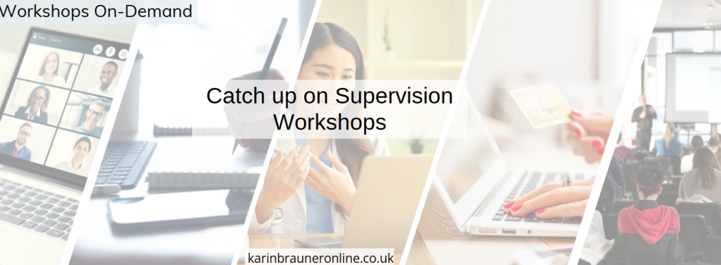 Supervision Workshops - Catch up